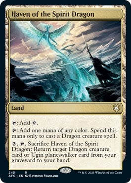 Image for Haven of the Spirit Dragon (245) (AFC) - Magic: The Gathering