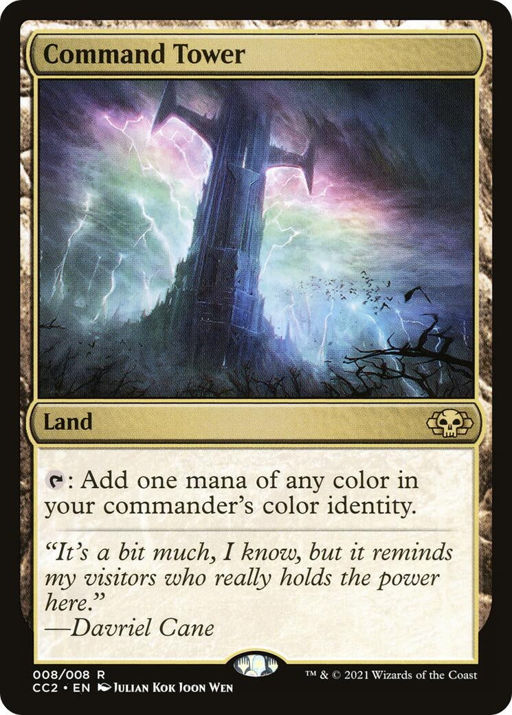Image for Command Tower (8) (CC2) - Magic: The Gathering