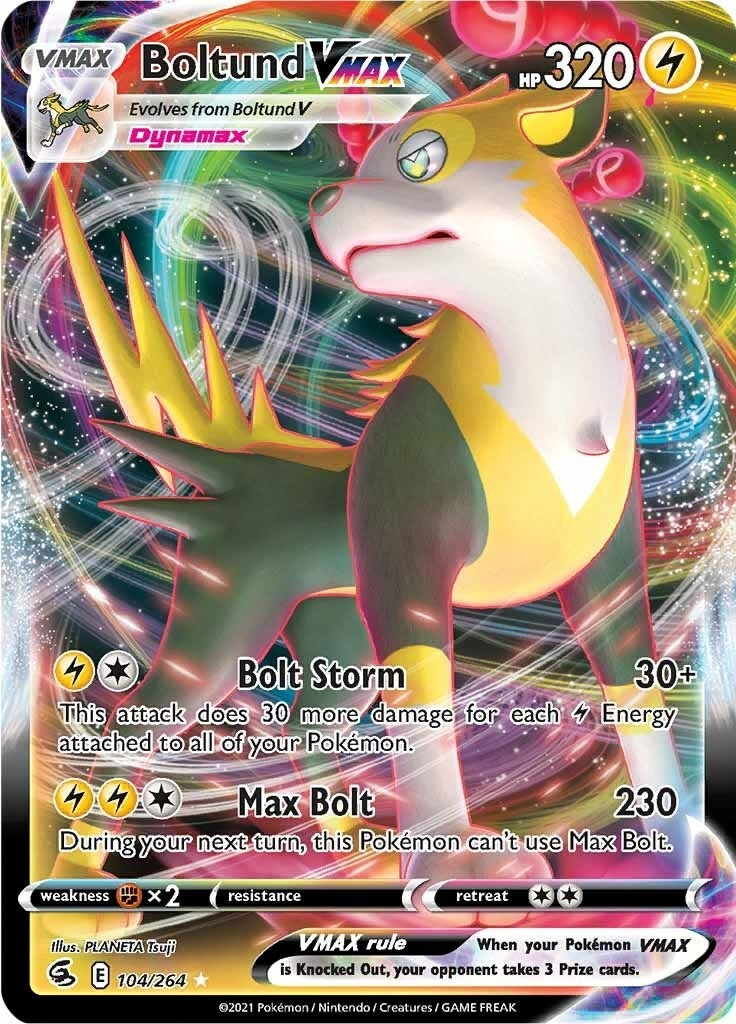 Image for Boltund VMAX (104/264) (SWSH08) - Pokemon