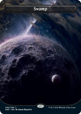 Image for Swamp (242) (Borderless) (242) (UNF) - Magic: The Gathering