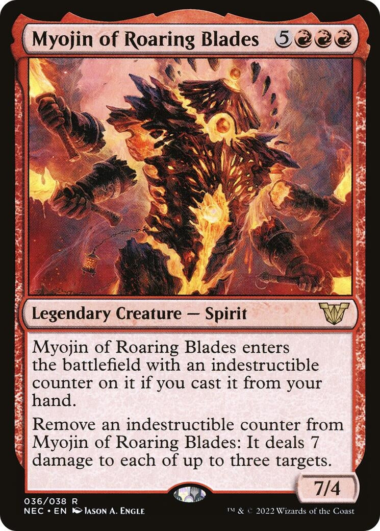 Image for Myojin of Roaring Blades (36) (NEC) - Magic: The Gathering