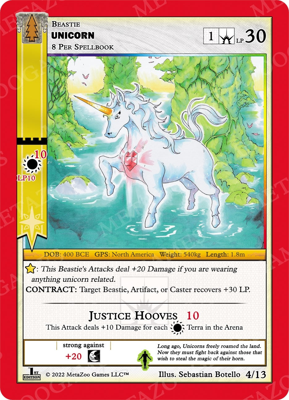 Image for Unicorn (4/13) (WILFE-RE) - MetaZoo