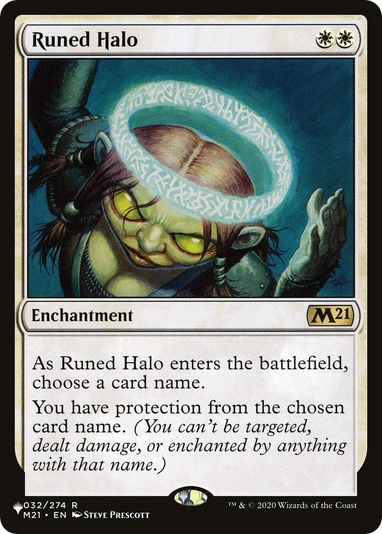 Image for Runed Halo (032/274) (LIST) - Magic: The Gathering