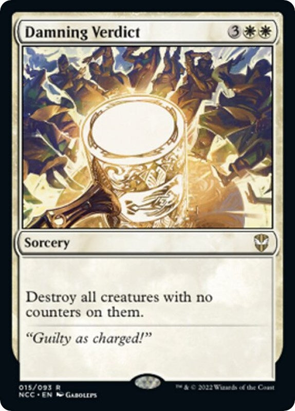 Image for Damning Verdict (15) (NCC) - Magic: The Gathering