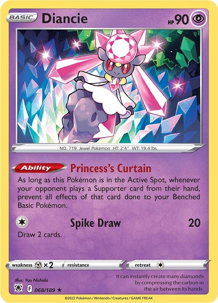 Image for Diancie (068/189) (SWSH10) - Pokemon