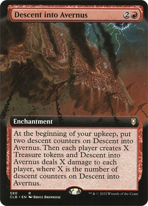 Image for Descent into Avernus (Extended Art) (580) (CLB) - Magic: The Gathering