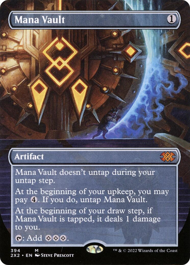 Mana Vault (Borderless) (394) (2X2)