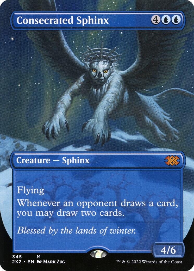 Image for Consecrated Sphinx (Borderless) (345) (2X2) - Magic: The Gathering