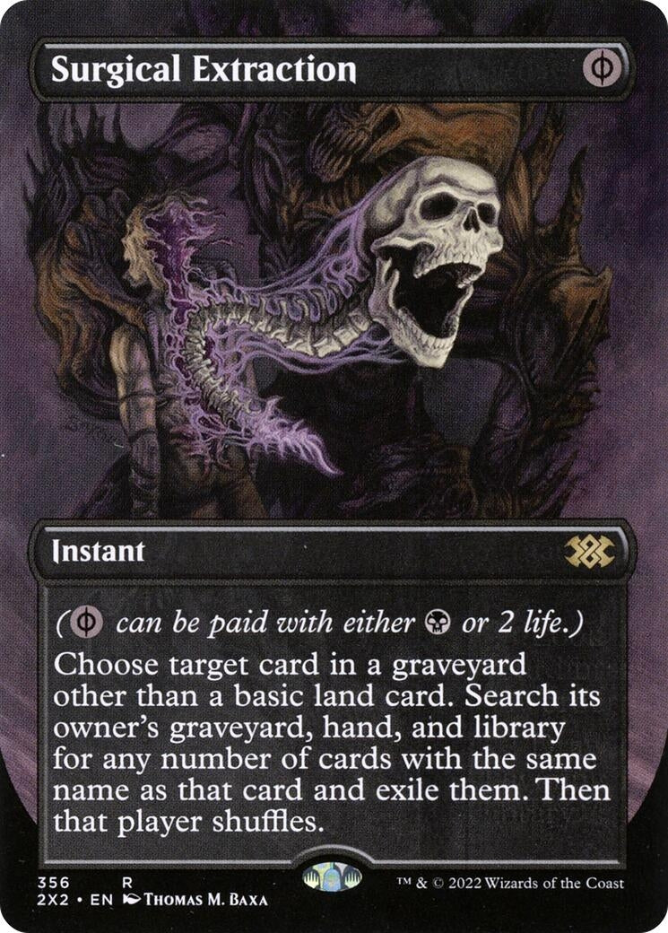 Image for Surgical Extraction (Borderless) (356) (2X2) - Magic: The Gathering