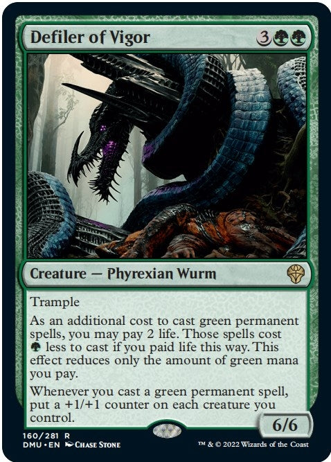 Image for Defiler of Vigor (160) (DMU) - Magic: The Gathering