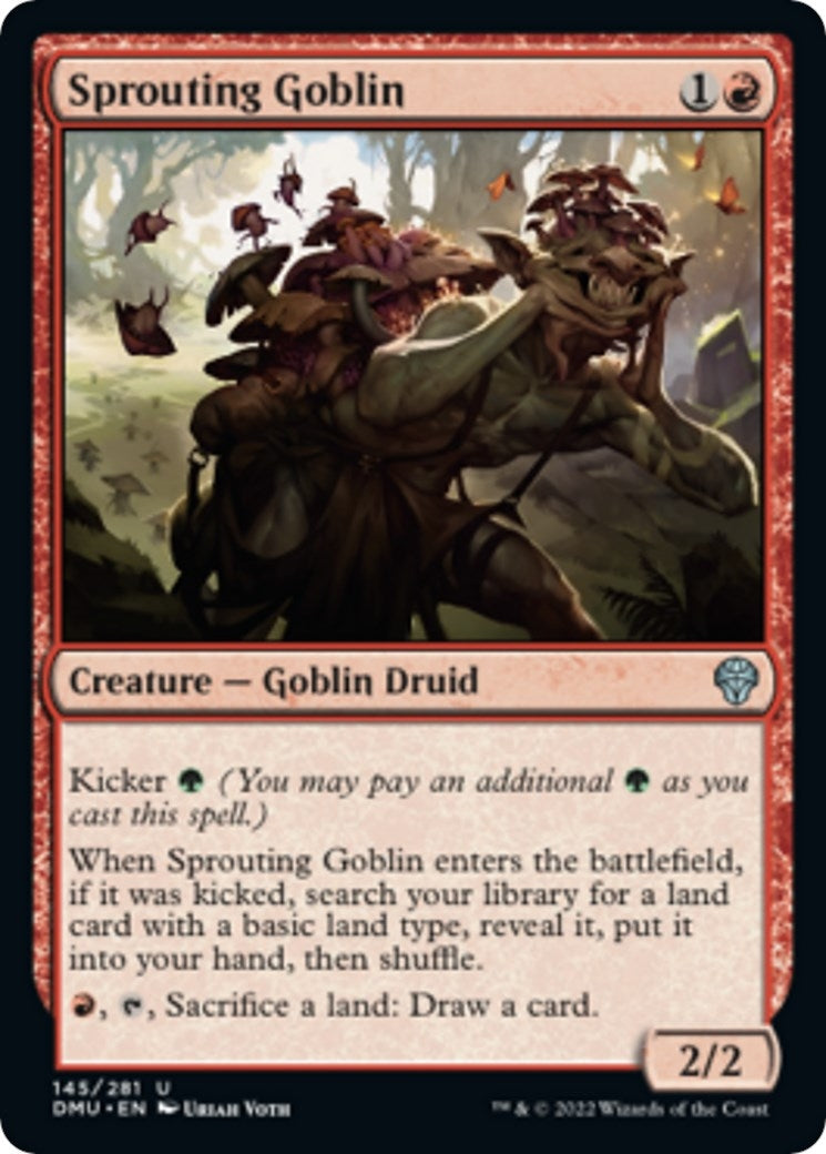 Image for Sprouting Goblin (145) (DMU) - Magic: The Gathering