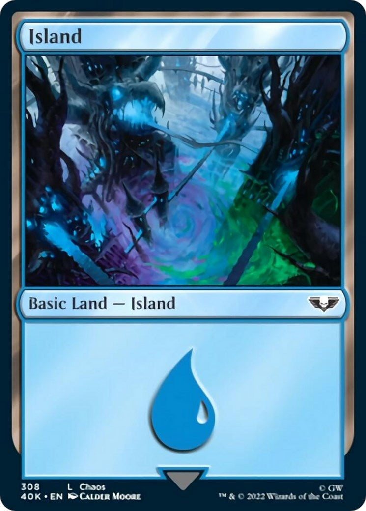 Image for Island (308) (Surge Foil) (308) (40K) - Magic: The Gathering