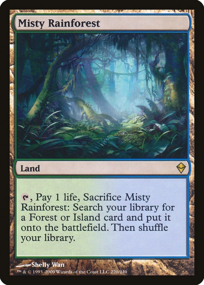 Image for Misty Rainforest (220) (ZEN) - Magic: The Gathering
