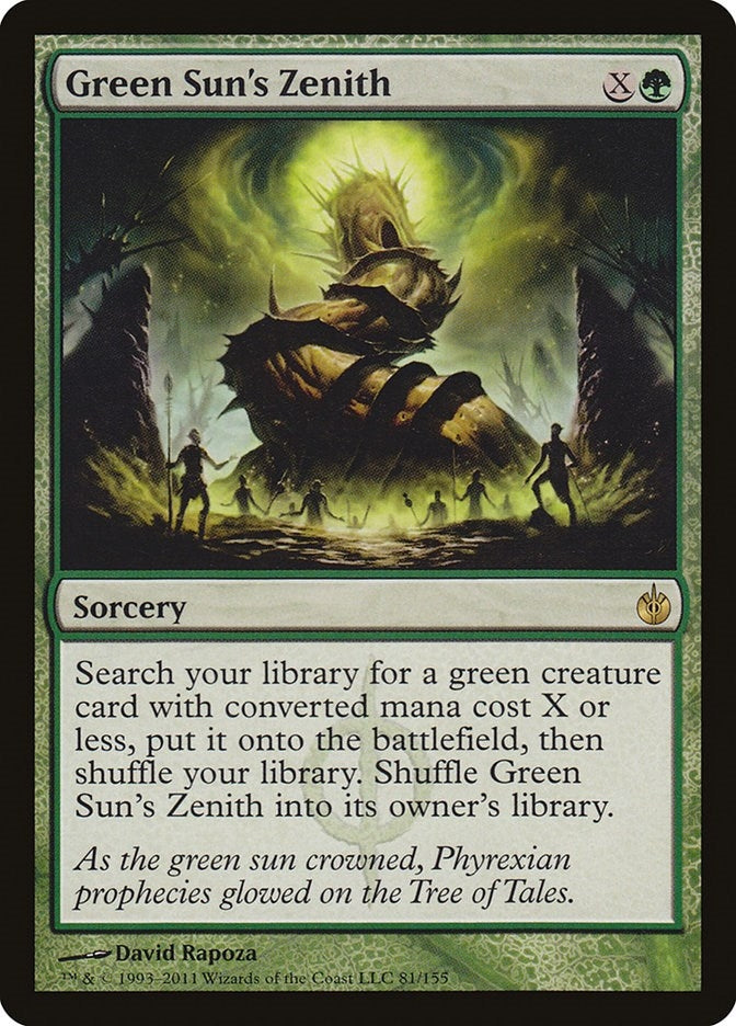 Image for Green Sun's Zenith (81) (MBS) - Magic: The Gathering