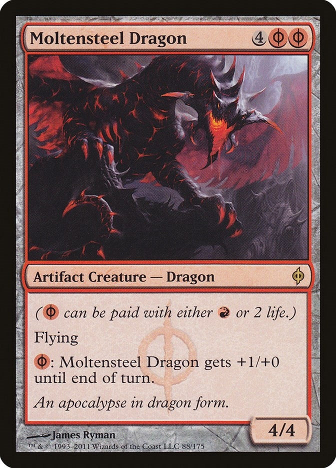 Image for Moltensteel Dragon (88) (NPH) - Magic: The Gathering