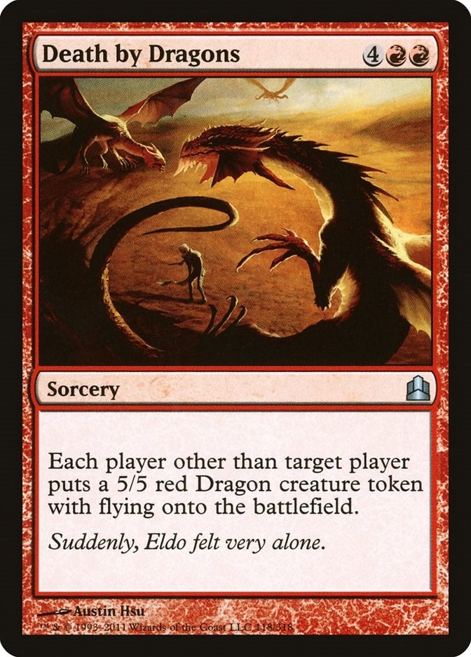 Image for Death by Dragons (118) (CMD) - Magic: The Gathering