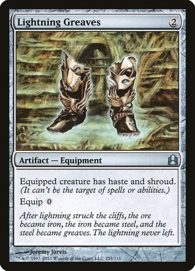 Image for Lightning Greaves (253) (CMD) - Magic: The Gathering