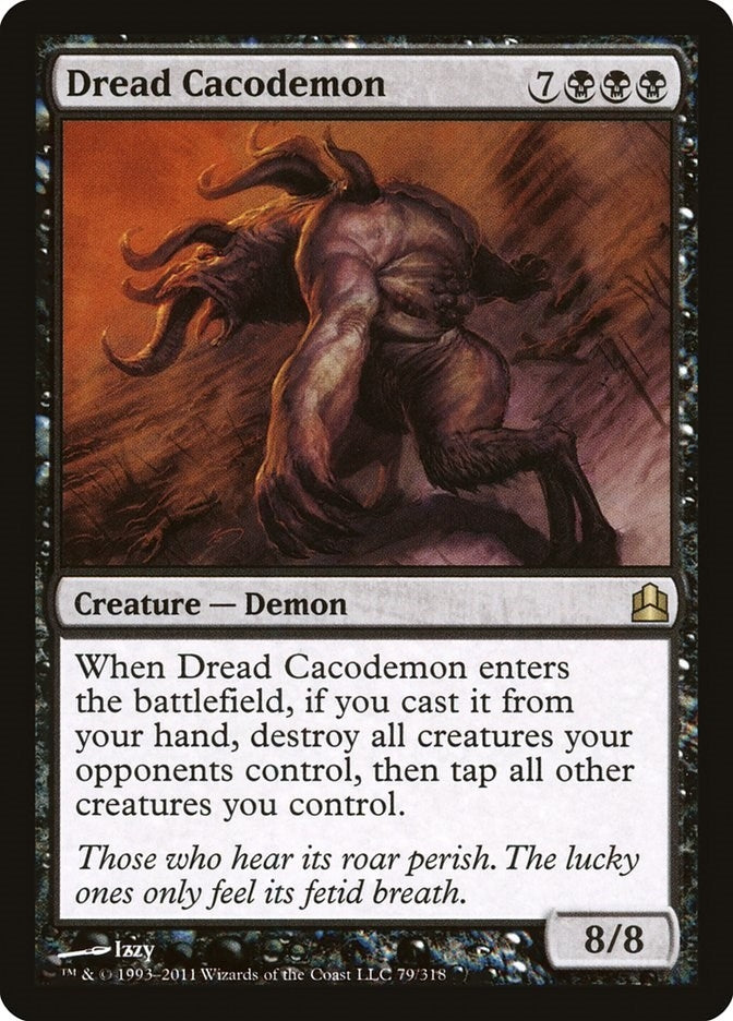Image for Dread Cacodemon (79) (CMD) - Magic: The Gathering