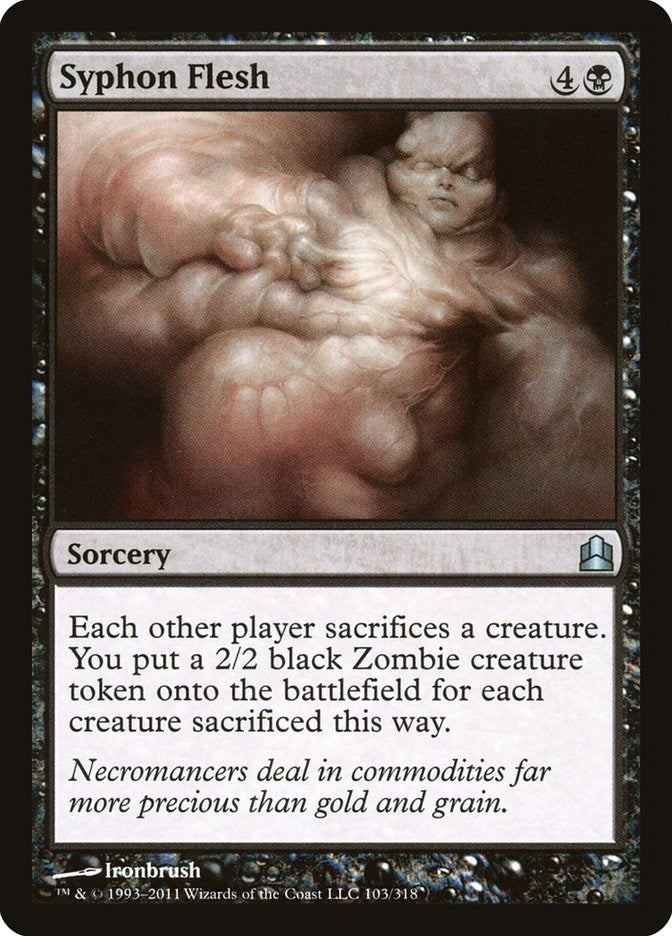 Image for Syphon Flesh (103) (CMD) - Magic: The Gathering