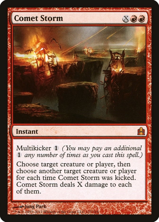 Image for Comet Storm (117) (CMD) - Magic: The Gathering