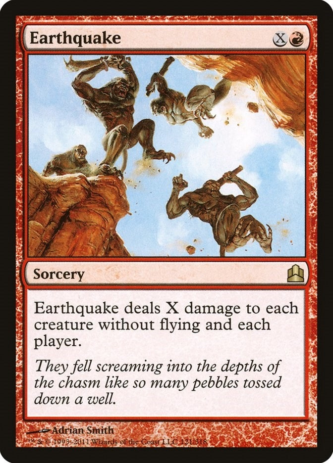 Image for Earthquake (121) (CMD) - Magic: The Gathering
