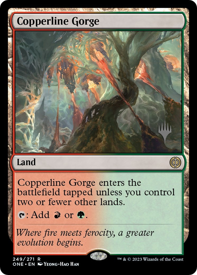 Image for Copperline Gorge (249) (PPONE) - Magic: The Gathering