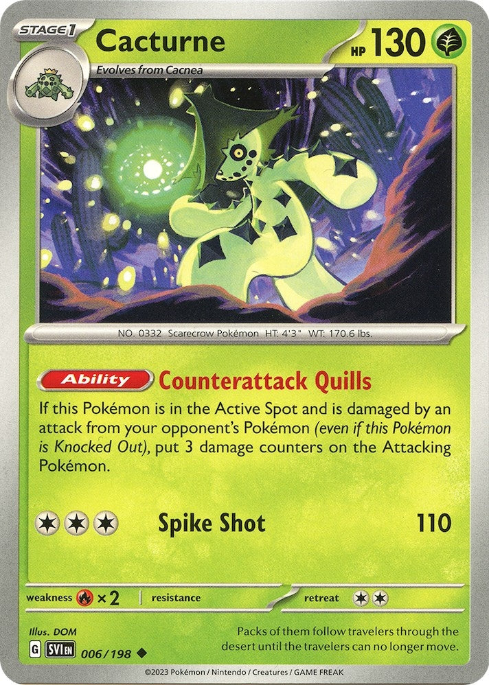 Image for Cacturne (006/198) (SVI) - Pokemon