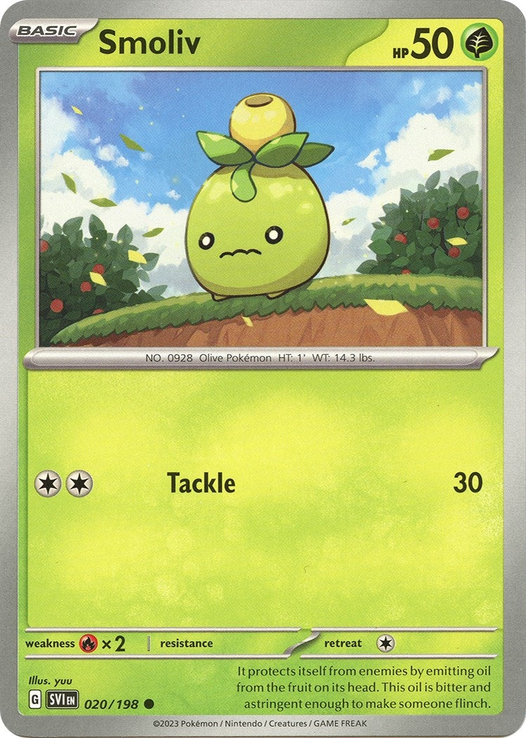 Image for Smoliv (020/198) (SVI) - Pokemon