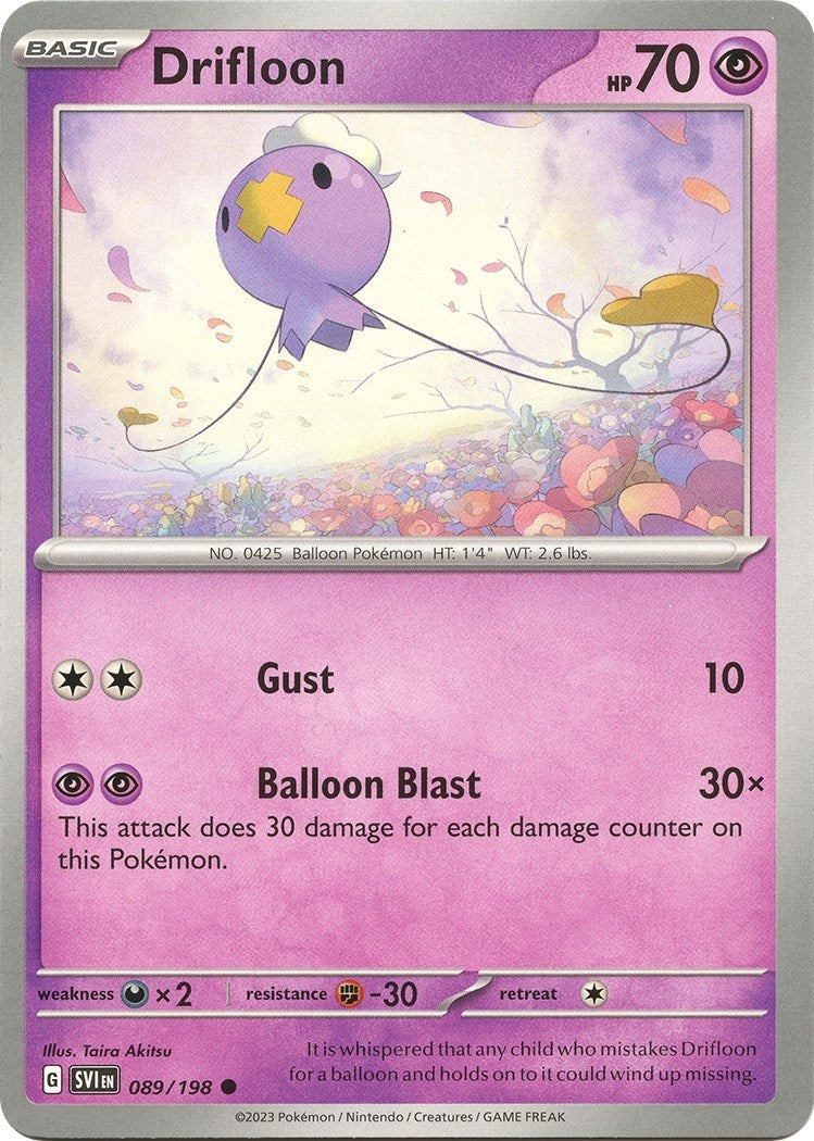 Image for Drifloon (089/198) (SVI) - Pokemon