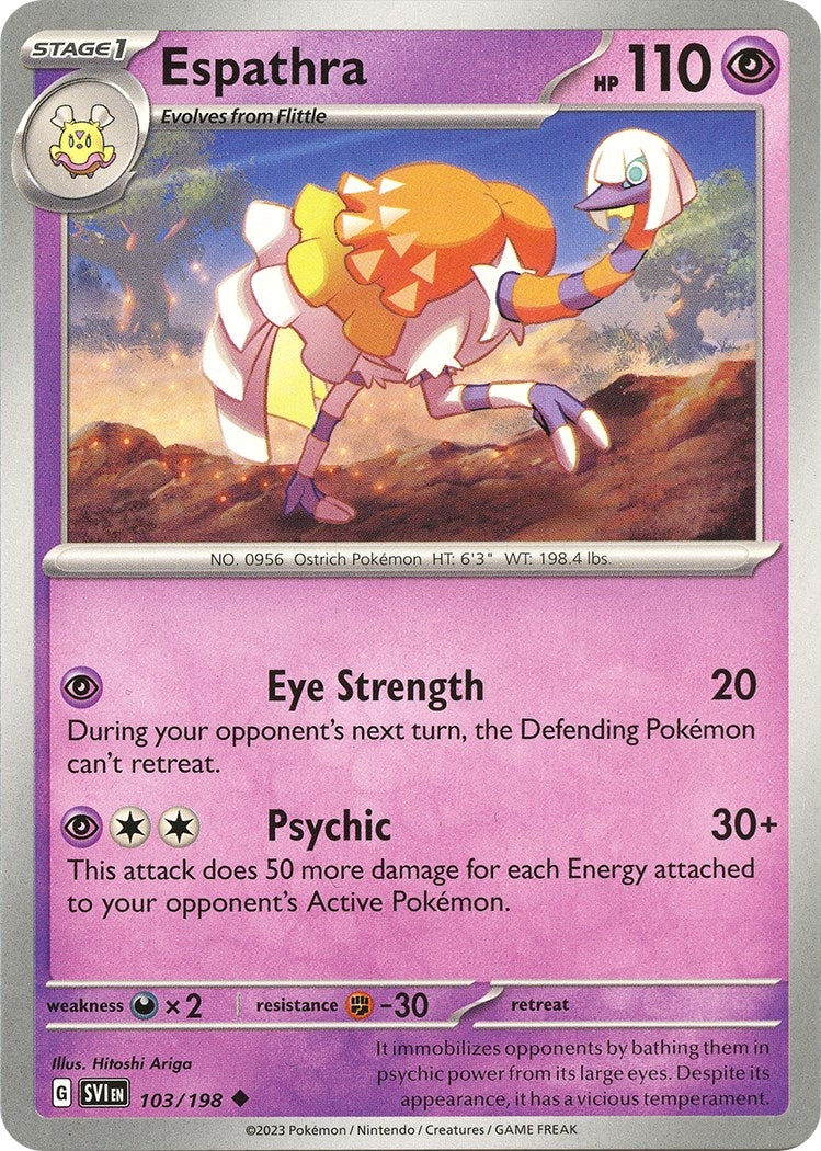 Image for Espathra (103/198) (SVI) - Pokemon
