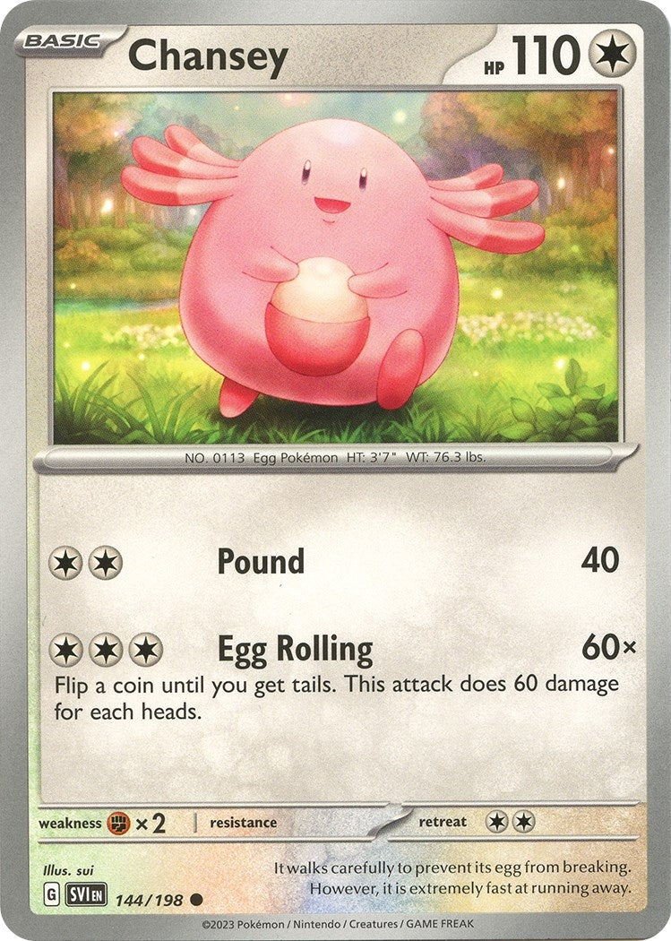 Image for Chansey (144/198) (SVI) - Pokemon