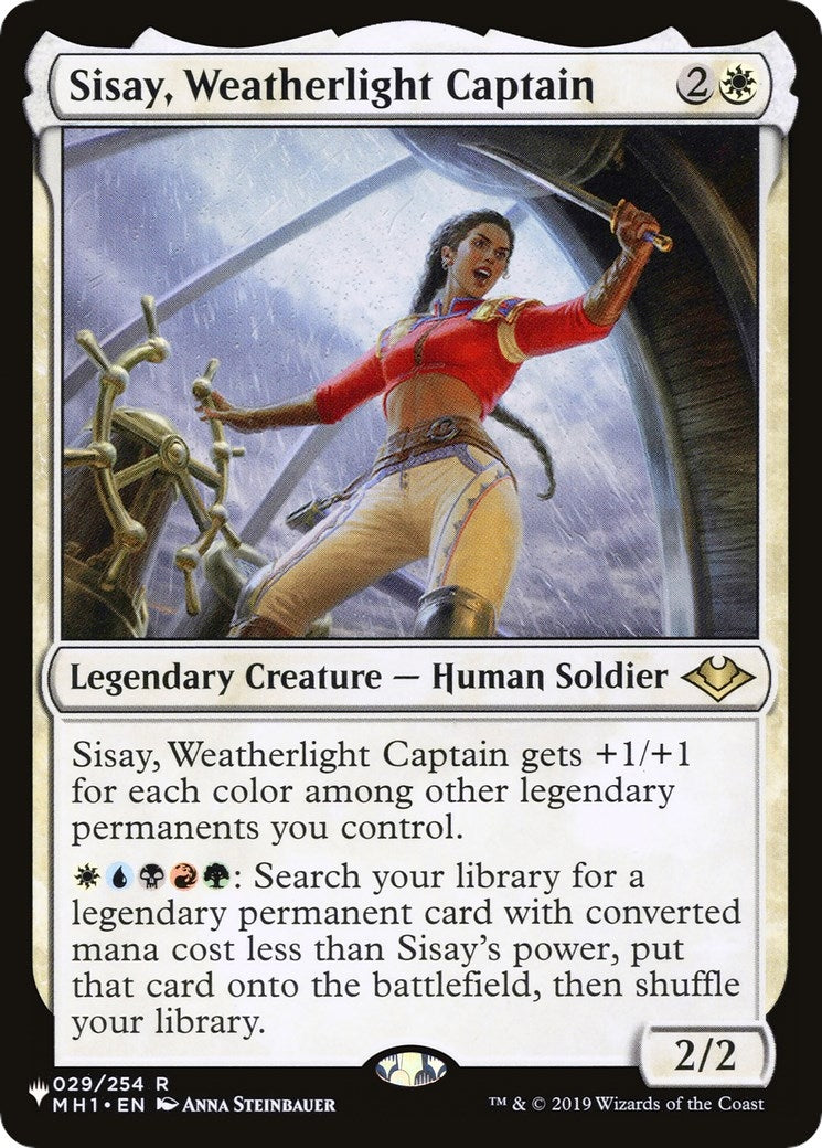 Image for Sisay, Weatherlight Captain (29) (LIST) - Magic: The Gathering