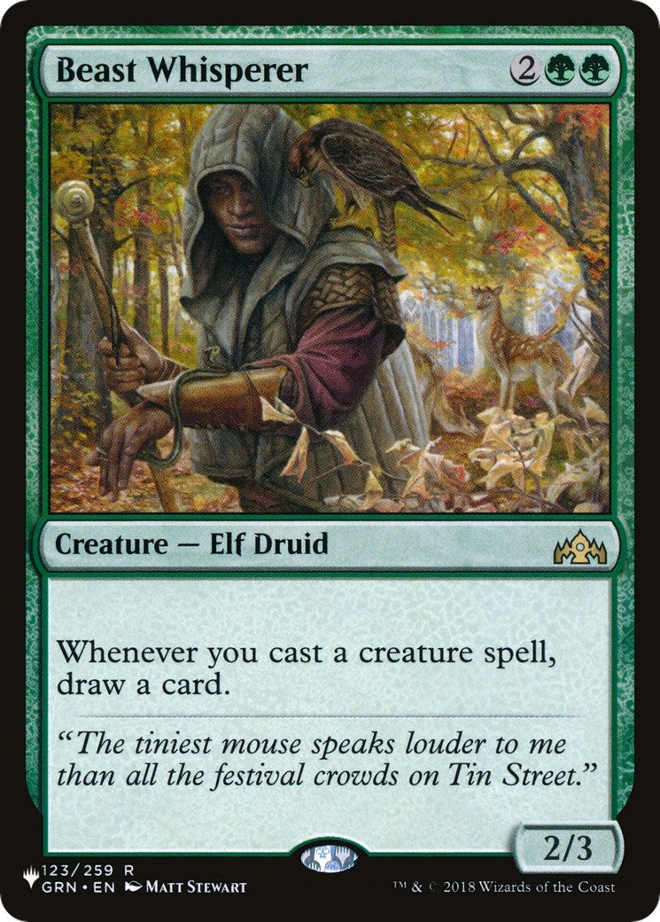Image for Beast Whisperer (123) (LIST) - Magic: The Gathering