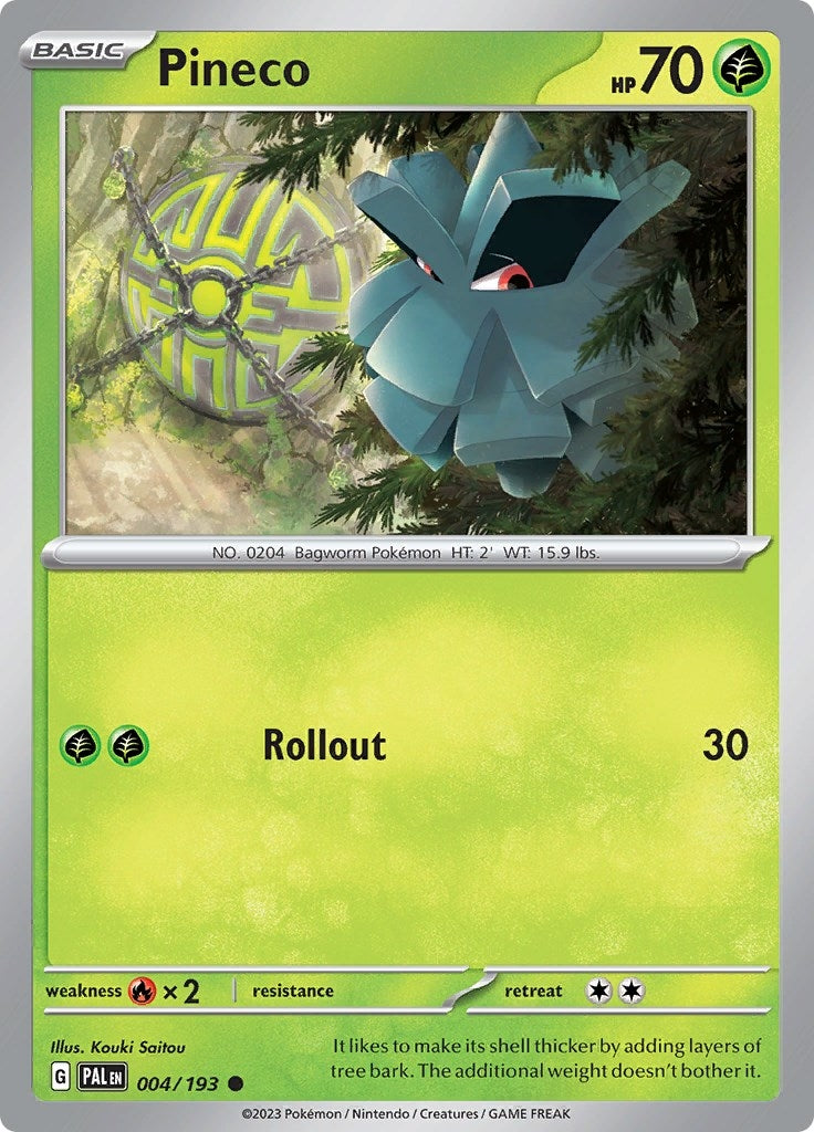 Image for Pineco (004/193) (PAL) - Pokemon