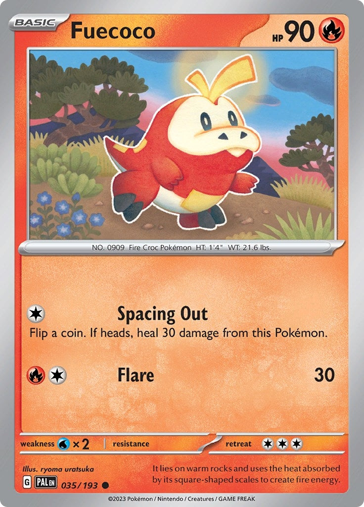 Image for Fuecoco (035/193) (PAL) - Pokemon