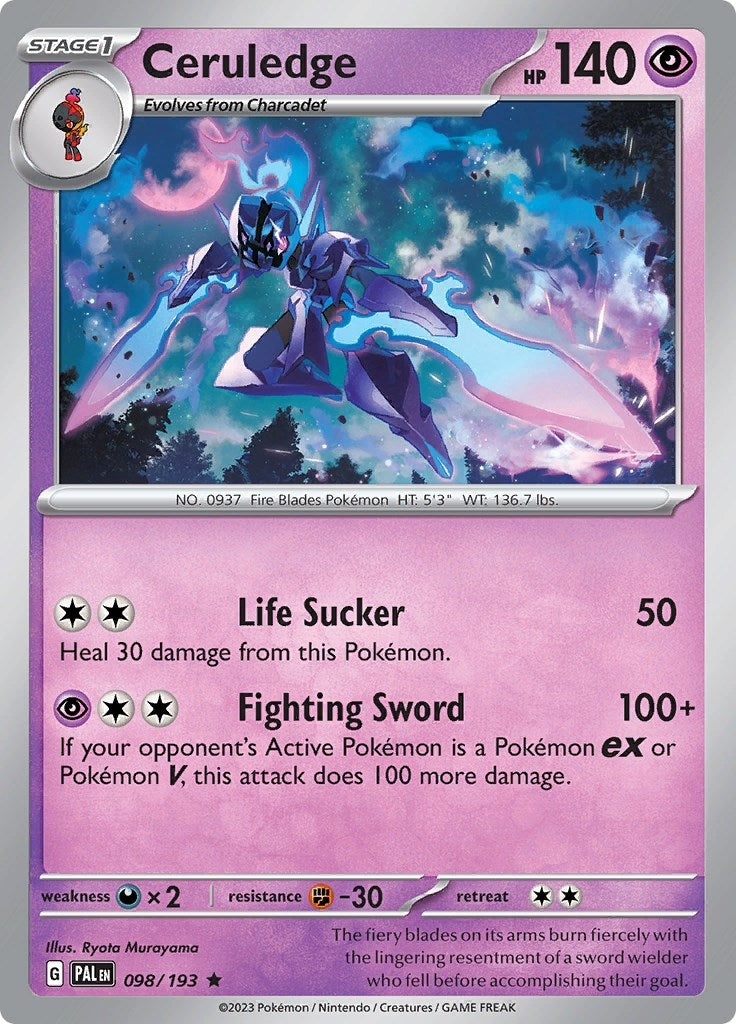 Image for Ceruledge (098/193) (PAL) - Pokemon