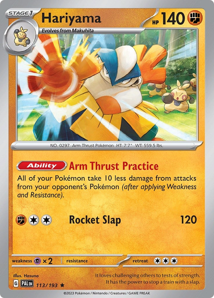Image for Hariyama (113/193) (PAL) - Pokemon
