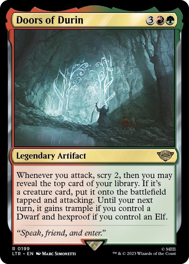 Image for Doors of Durin (199) (LTR) - Magic: The Gathering