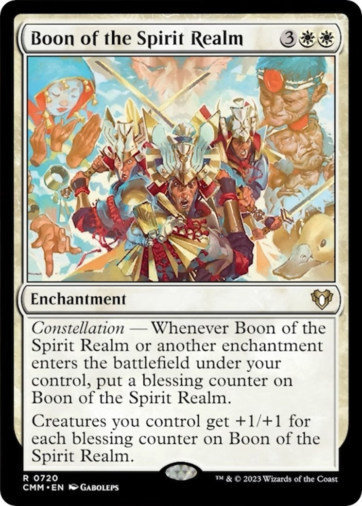 Image for Boon of the Spirit Realm (720) (CMM) - Magic: The Gathering