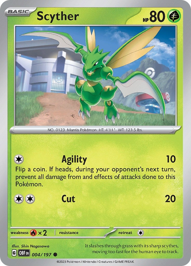 Image for Scyther (004/197) (OBF) - Pokemon