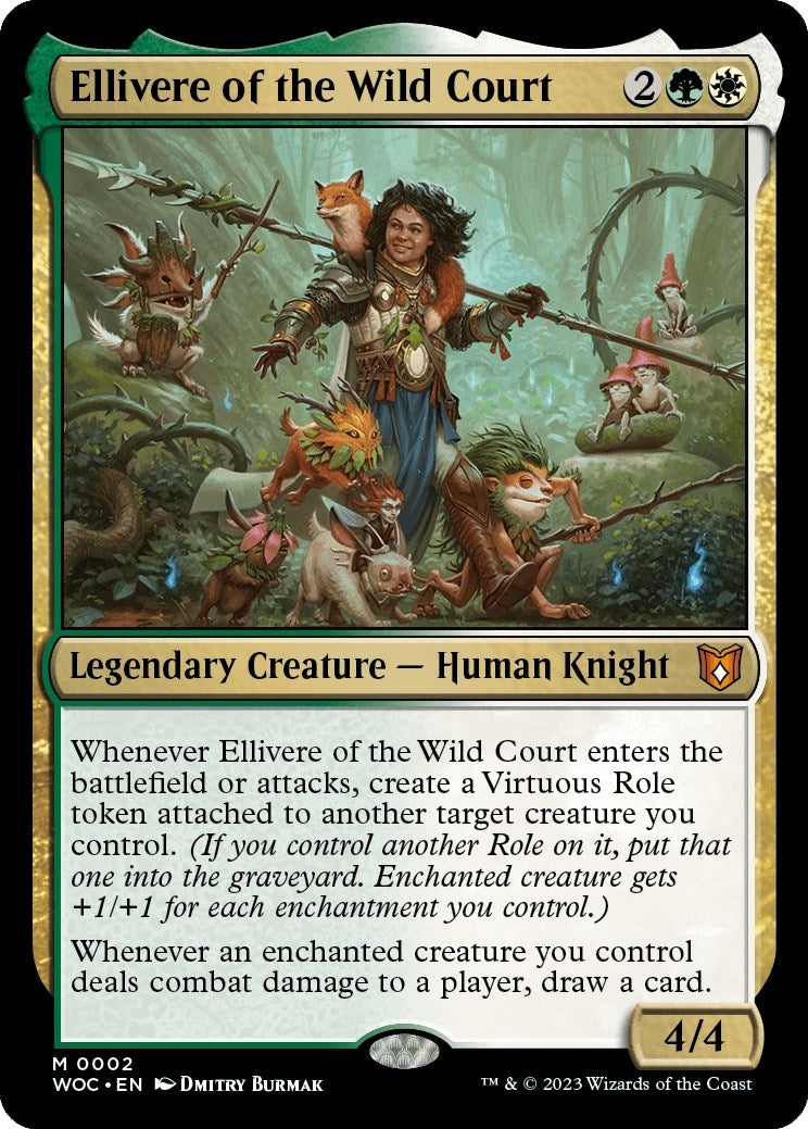 Image for Ellivere of the Wild Court (2) (WOC) - Magic: The Gathering