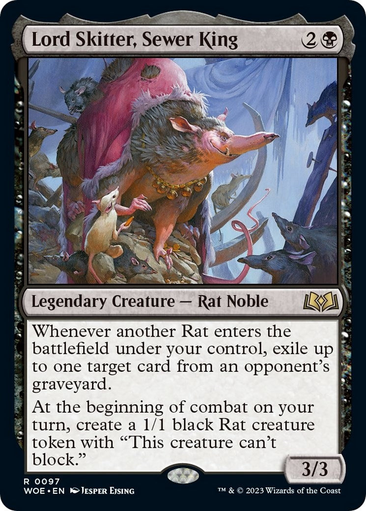 Image for Lord Skitter, Sewer King (97) (WOE) - Magic: The Gathering