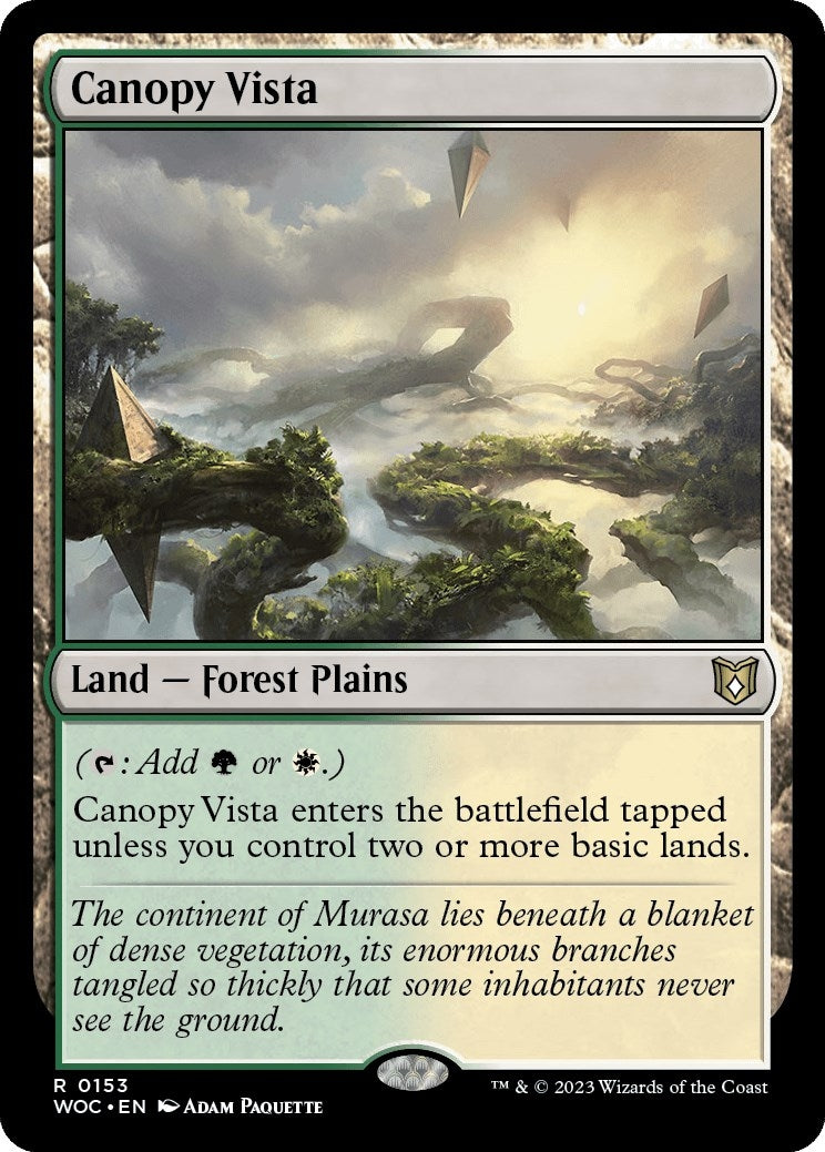 Image for Canopy Vista (153) (WOC) - Magic: The Gathering