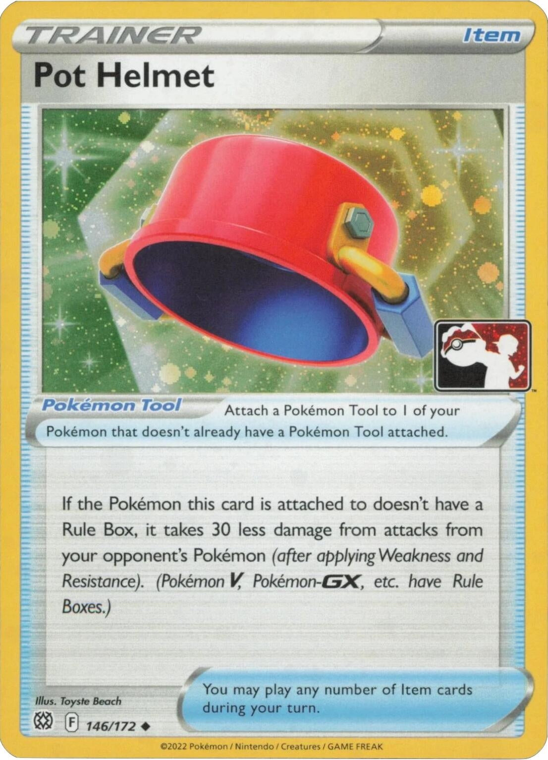 Image for Pot Helmet - 146/172 (Cosmos Holo) (146/172) - Pokemon
