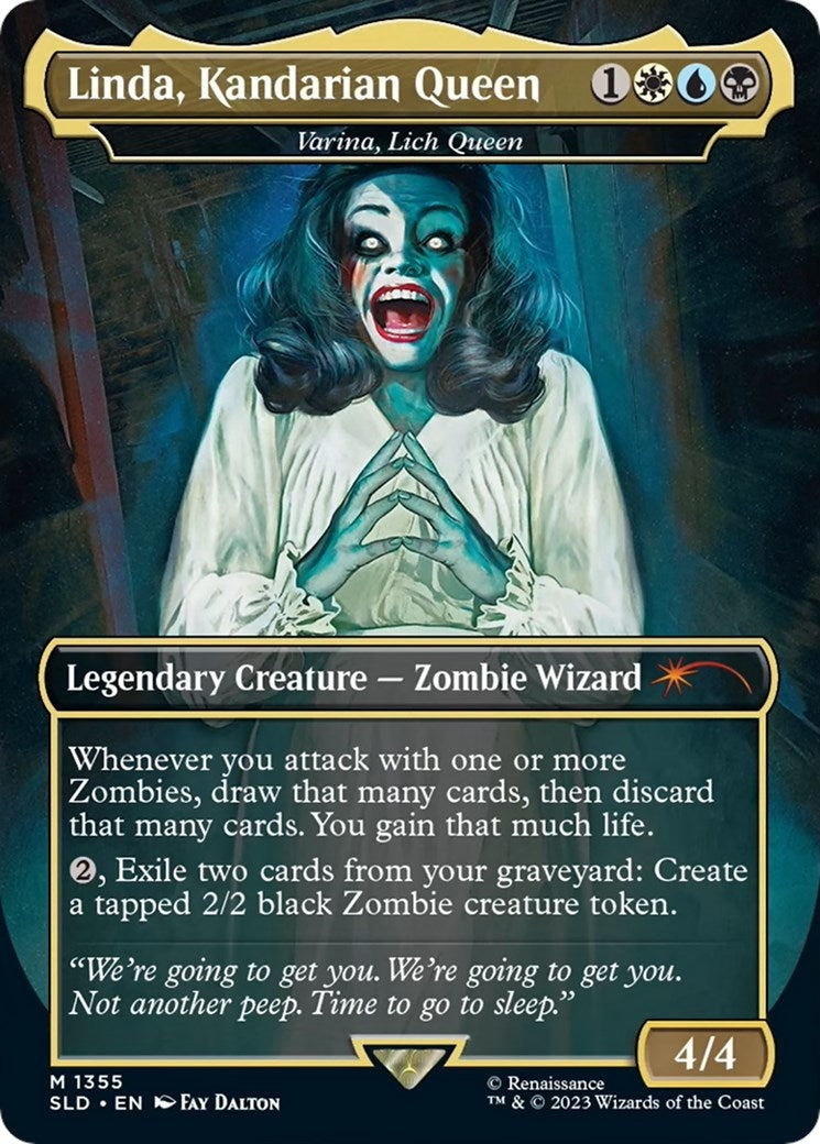 Image for Linda, Kandarian Queen - Varina, Lich Queen (1355) (SLD) - Magic: The Gathering