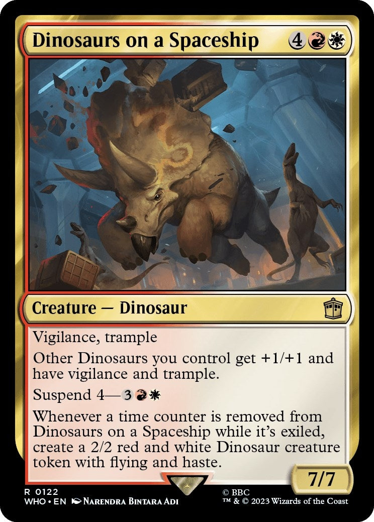 Dinosaurs on a Spaceship (122) (WHO)