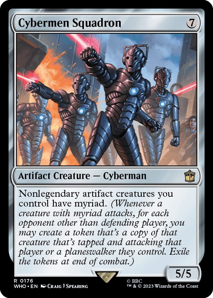 Image for Cybermen Squadron (176) (WHO) - Magic: The Gathering