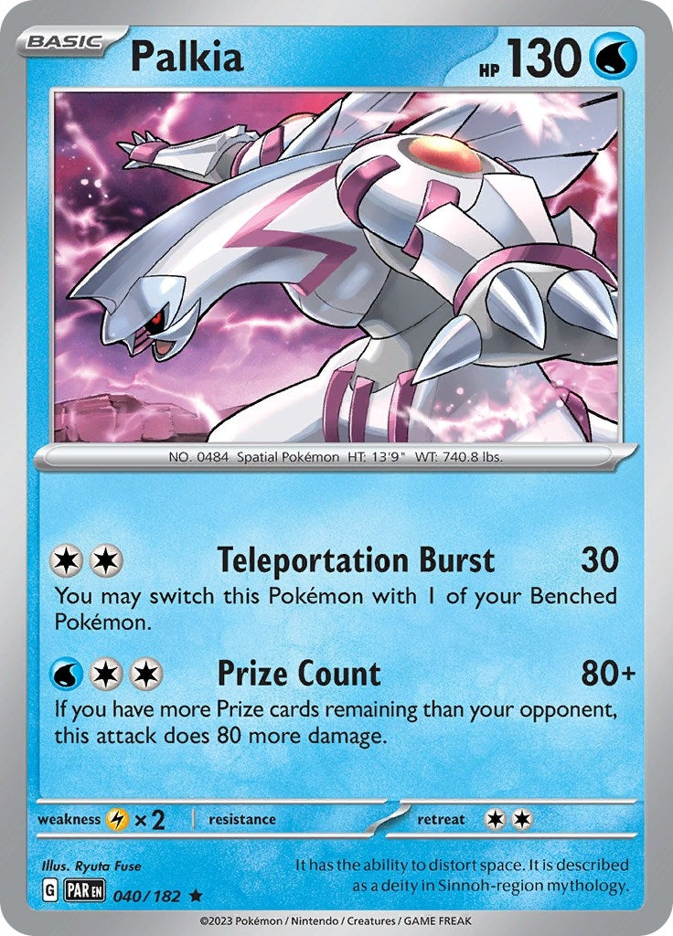 Image for Palkia (040/182) (PAR) - Pokemon