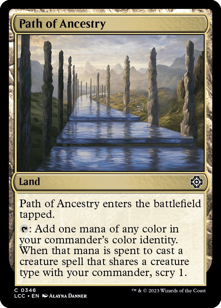 Image for Path of Ancestry (346) (LCC) - Magic: The Gathering