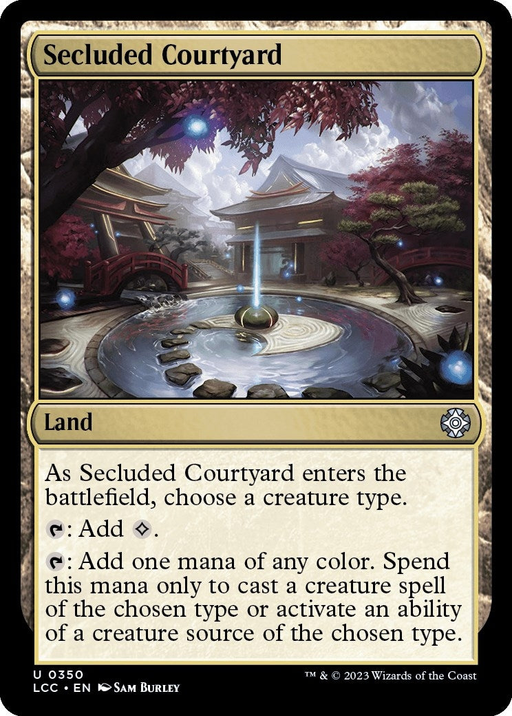 Image for Secluded Courtyard (350) (LCC) - Magic: The Gathering